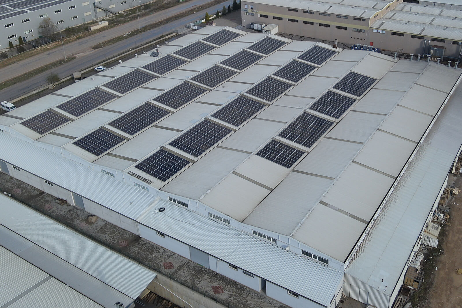 Sakalar Mobilya Roof Solar Power Plant Installation